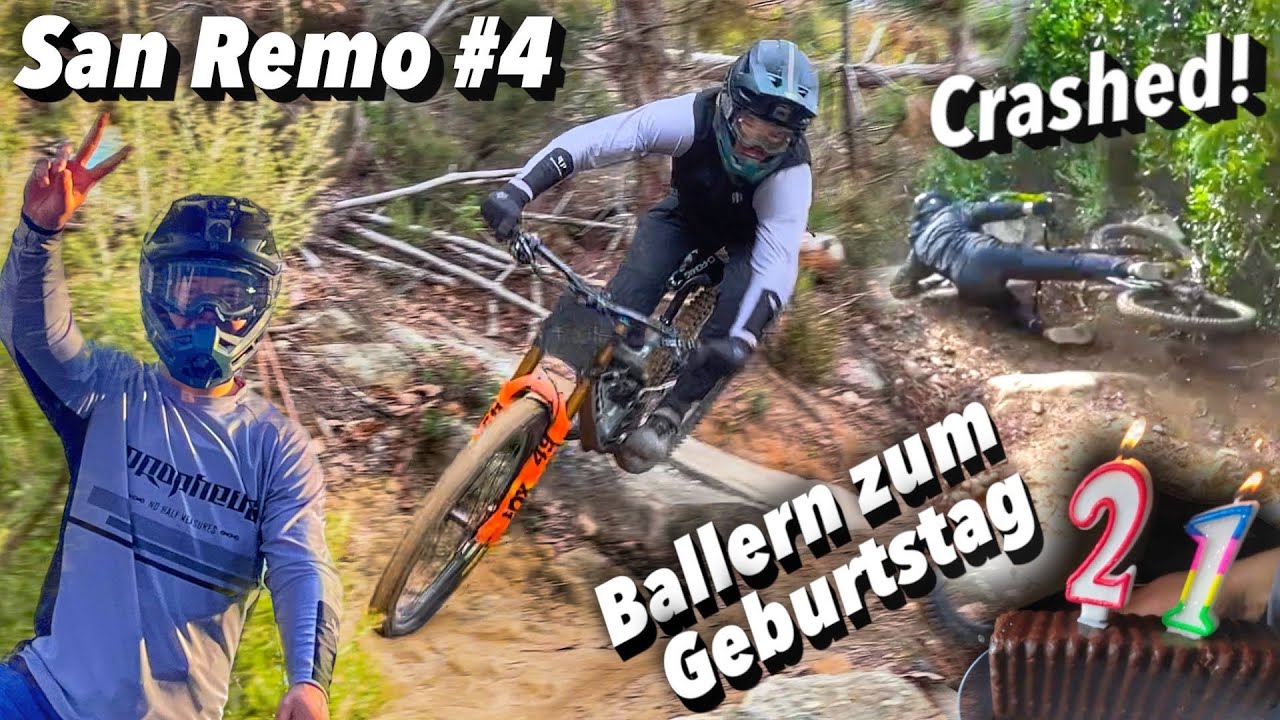 Geburtstagsparty im Trainingscamp🇮🇹 Ich verkaufe mein DH Bike! | San Remo Tag 4 | Julian Schneider