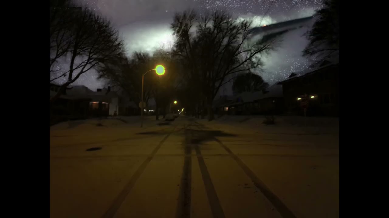 Beautiful Snowy Skies
