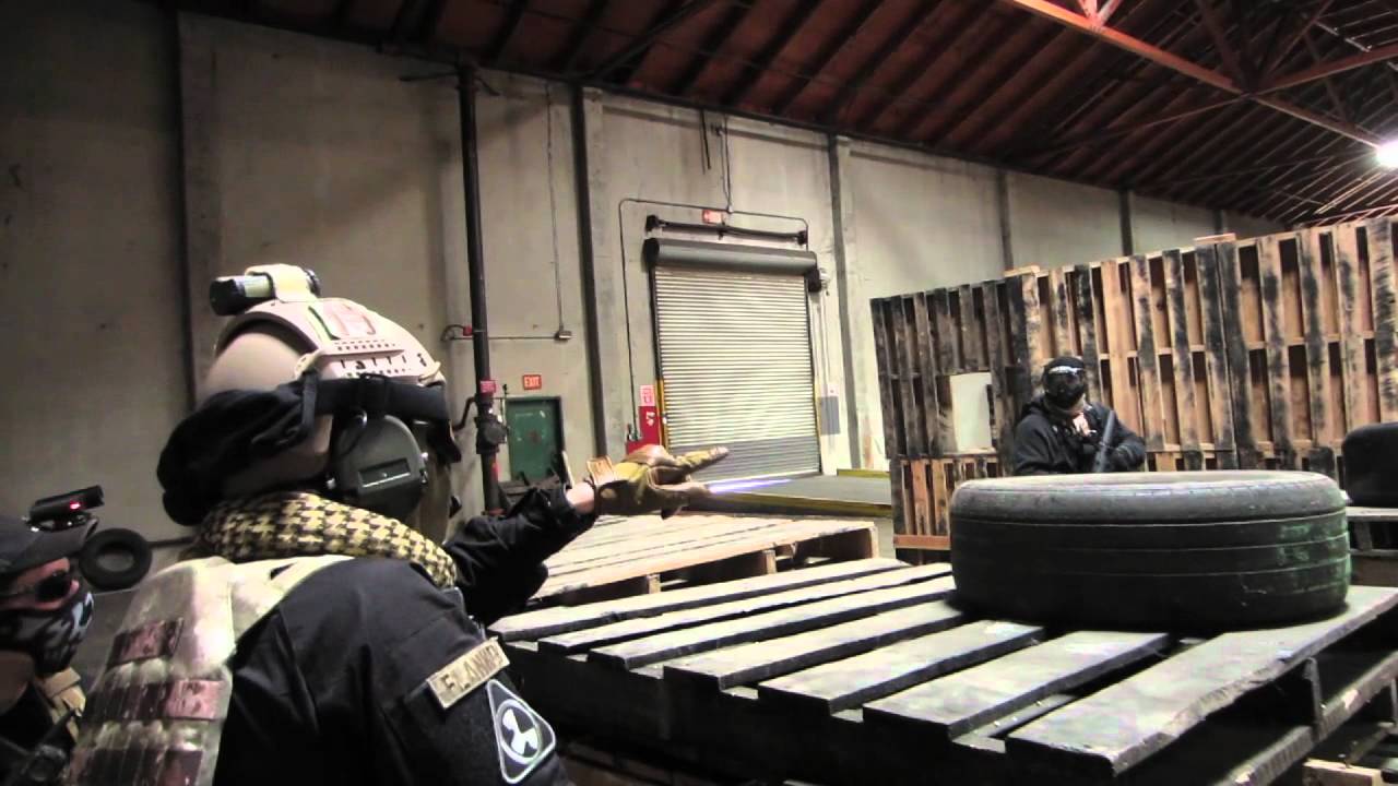 CQB CITY AIRSOFT ACTION March 18th 2012 (AK MP7 5-7 MP5K Shotgun FPG)