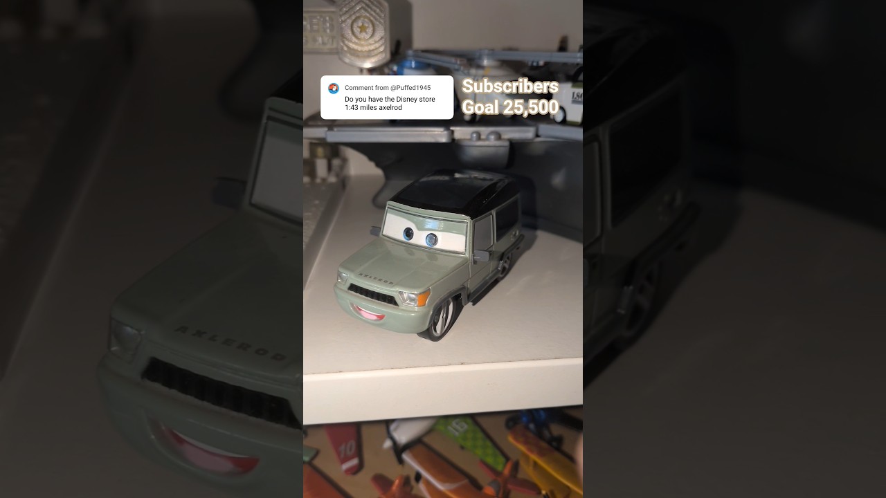 Disney Cars Disney Store Miles Axlerod #Cars #Disneycars #Disney #lightningmcqueen #Pixar #Mattel