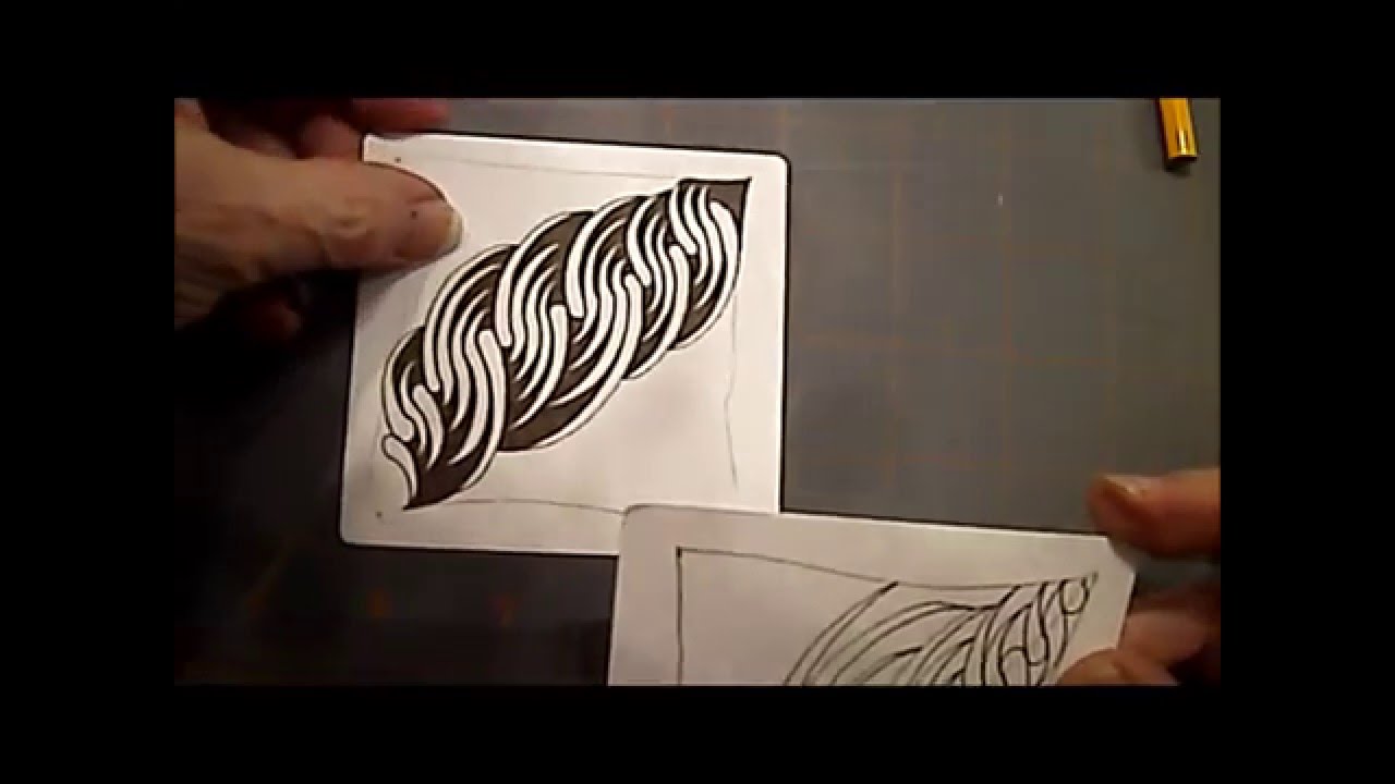 UDUDU Tangle Pattern Lesson #10 how to draw