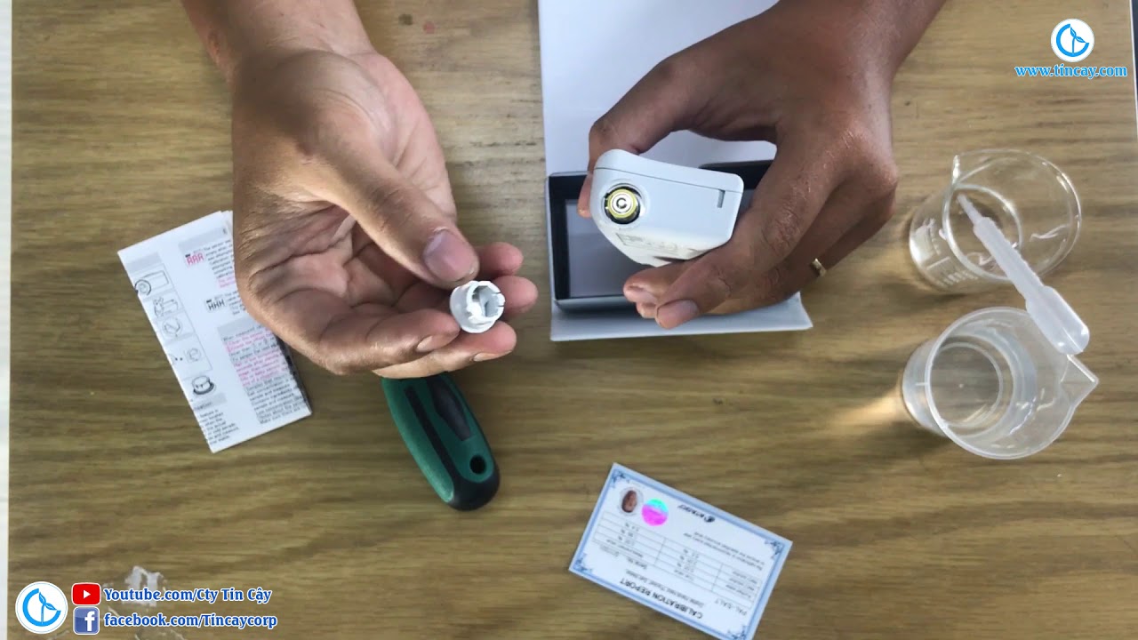 HDSD khúc xạ kế ĐO ĐỘ MẶN ATAGO Pal Salt