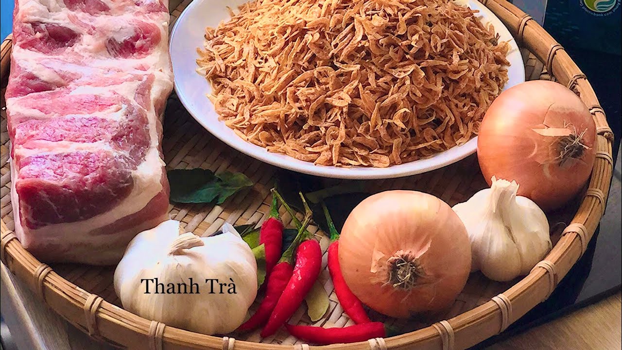 Tép Khô Rang Thịt Ba Chỉ: mặn mặn, ngọt ngọt#Thanh Trà Berlin: Cuộc sống quanh tôi#TepRangThitBaChi#