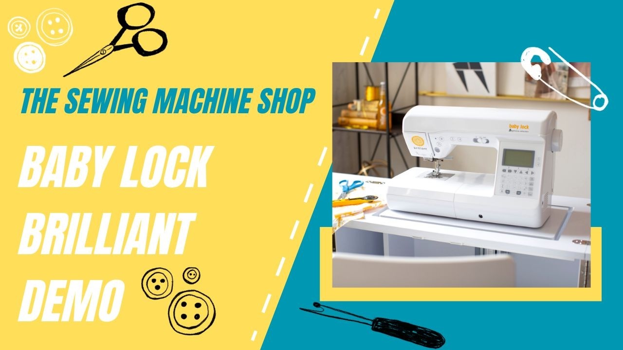 Baby Lock Brilliant | Демонстрация швейной машины | Магазин швейных машин