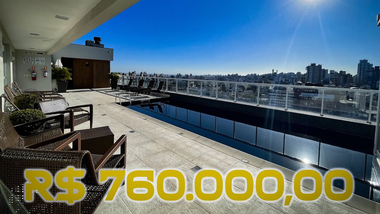 APARTAMENTO COM ROOFTOP E LINDA VISTA DA CIDADE DE PORTO ALEGRE.