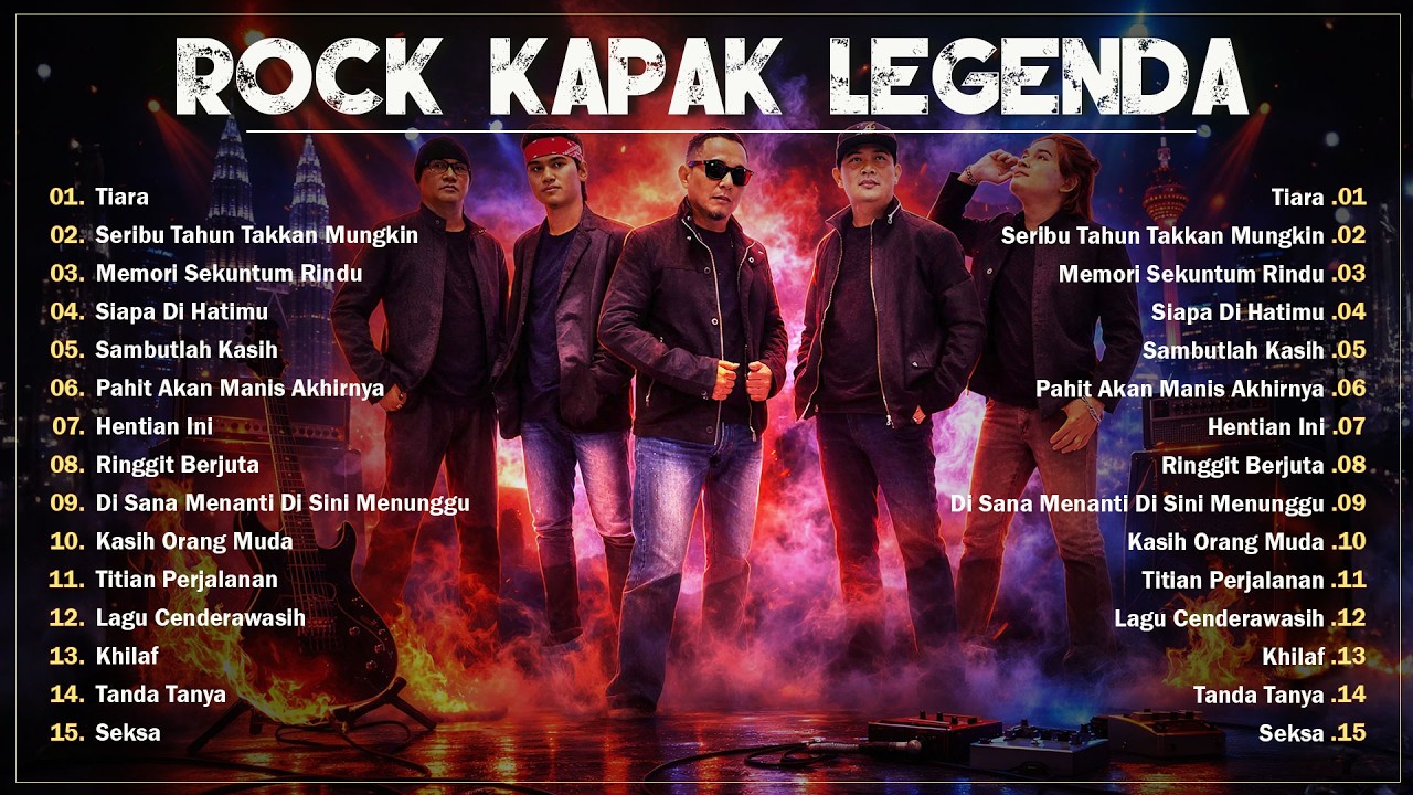 LAGU JIWANG 80-90AN 🥀 Rock Kapak Leleh Sepanjang Zaman (Koleksi Terbaik)