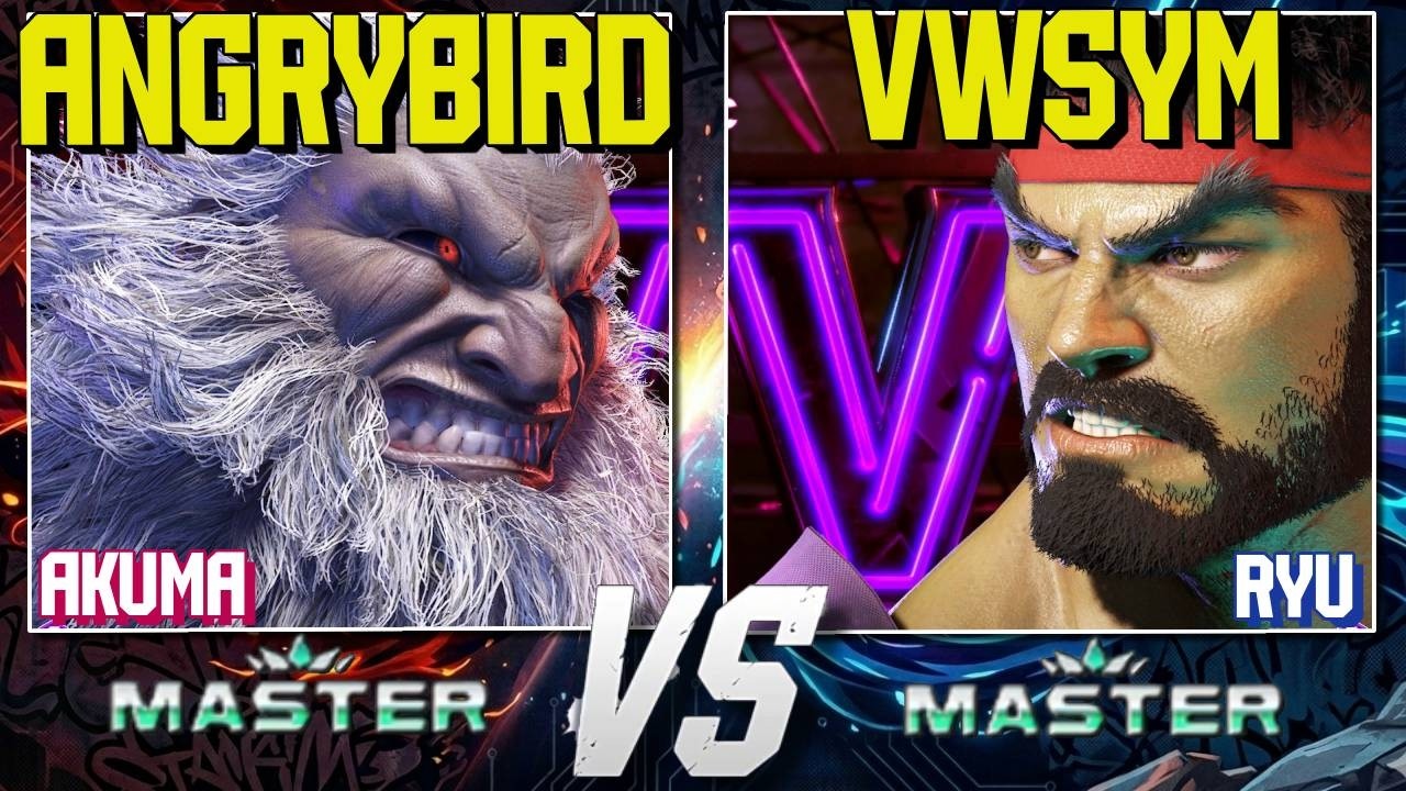 AngryBird (Akuma) vs vWsym (Ryu) 🔥 High-Level SF6 Battle