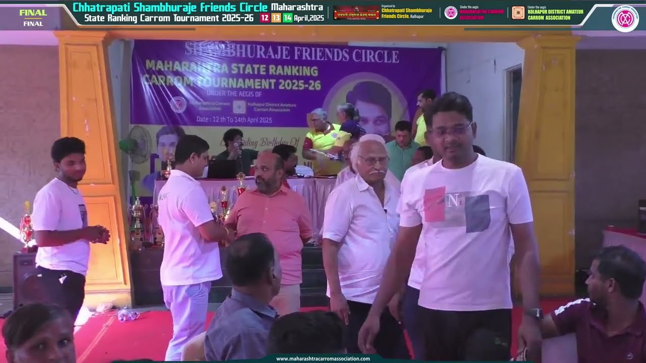 MCA Live Carrom : FINAL(MS) : Sagar Waghmare (Pune) vs Vikas Dharia (Mumbai)