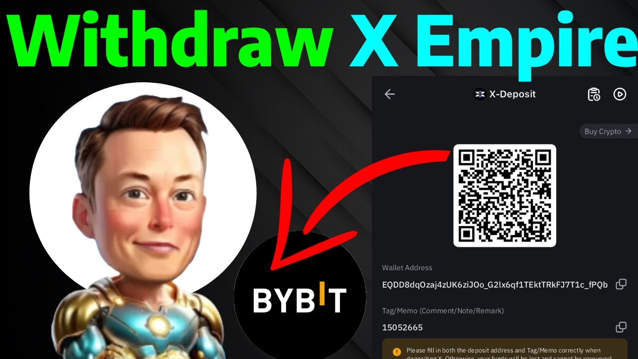 X Empire WITHDRAWAL (How to Connect BYBIT to X Empire) Withdraw to Bank