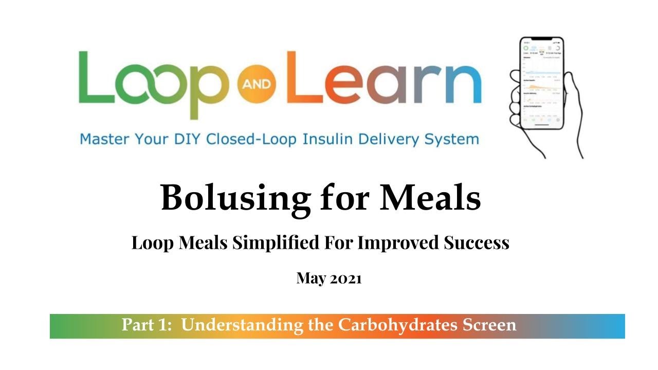 Loop and Learn - Bolusing for Meals Part 1: Loop Meals Simplified for Improved Success, May 2021