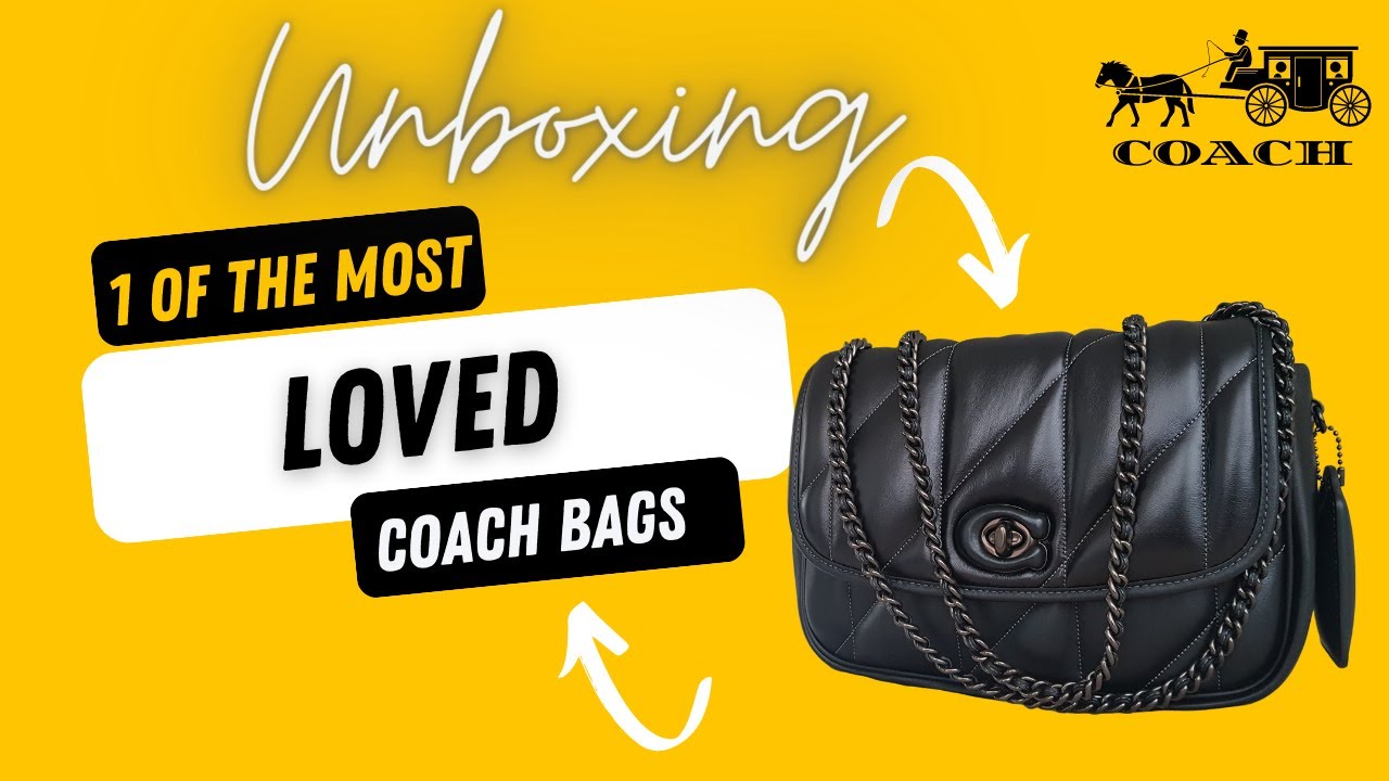 COACH PILLOW MADISON  SHOULDER BAG UNBOXING & EXPERIENCE WITH 24S |AISA FROM ASIA #coach #coachbags