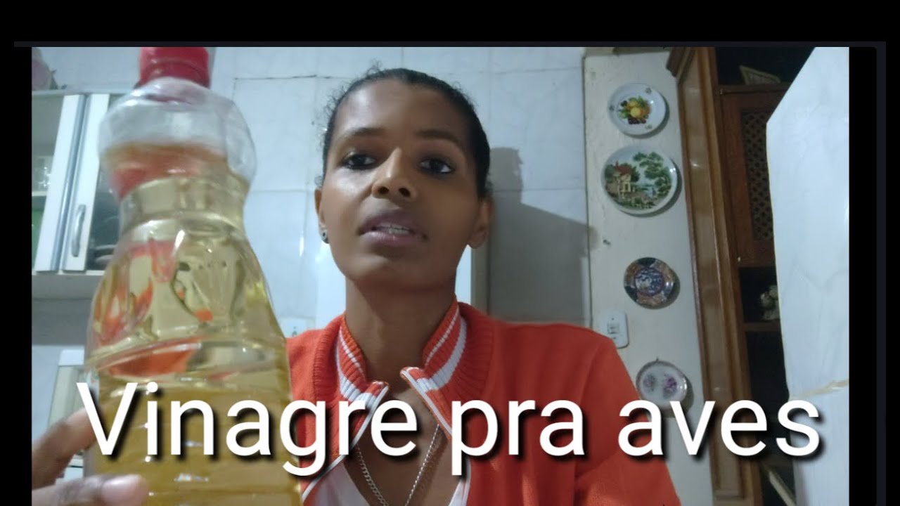 Vinagre pra aves contra DIARRÉIA com SANGUE