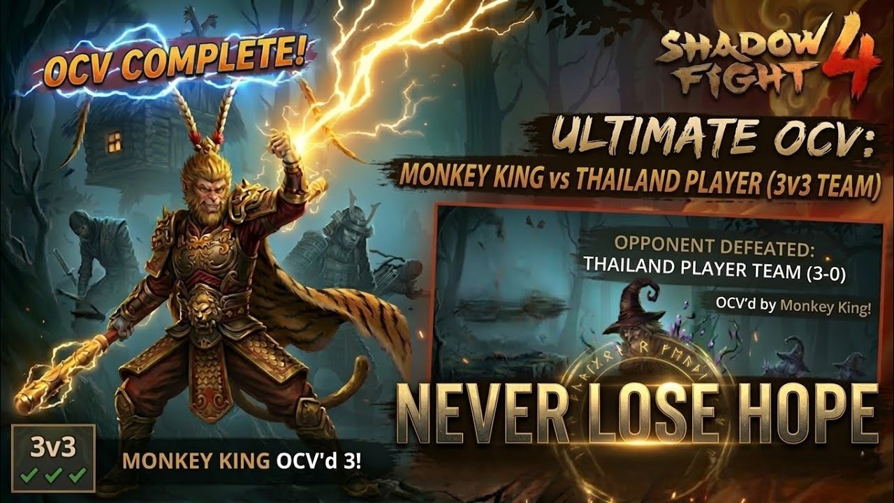 NEVER LOSE HOPE || OCV AGENTS CLOWN || #nekki #shadowfight4 #gamer #games #gameplay #shorts 