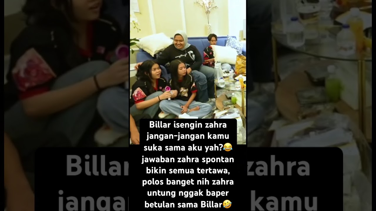 Billar isengin zahra kamu suka sama aku yah? Jawaban zahra bikin ngakak🤣 #da7 #indosiar #zahrada7