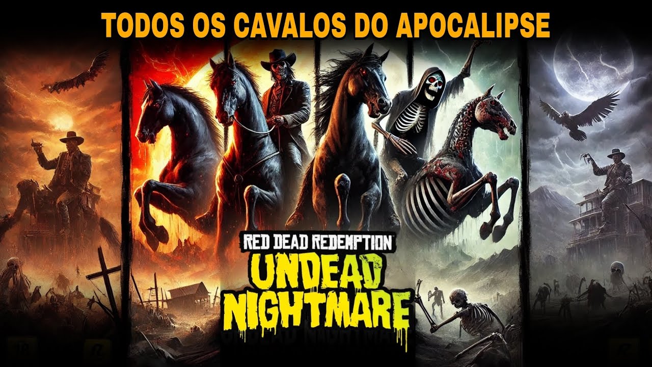 Todos os Cavalos do Apocalipse | Red dead redemption undead nightmares - Localiza&ccedil;&atilde;o