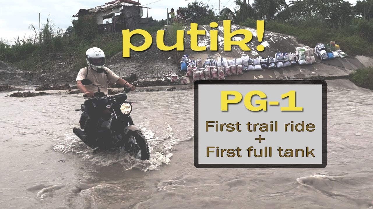 First trail ride + First full tank | PG-1 YAMAHA (7-27-2024 After typhoon Carina)