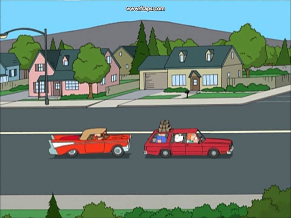 Family Guy- Peter and Quagmire Car Fight- HD*
