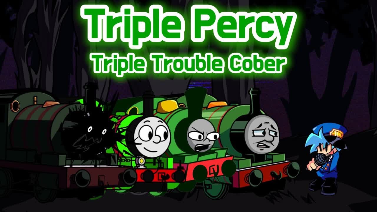 fnf Triple Prcy (Triple Trouble Cover) but All Percy Sings
