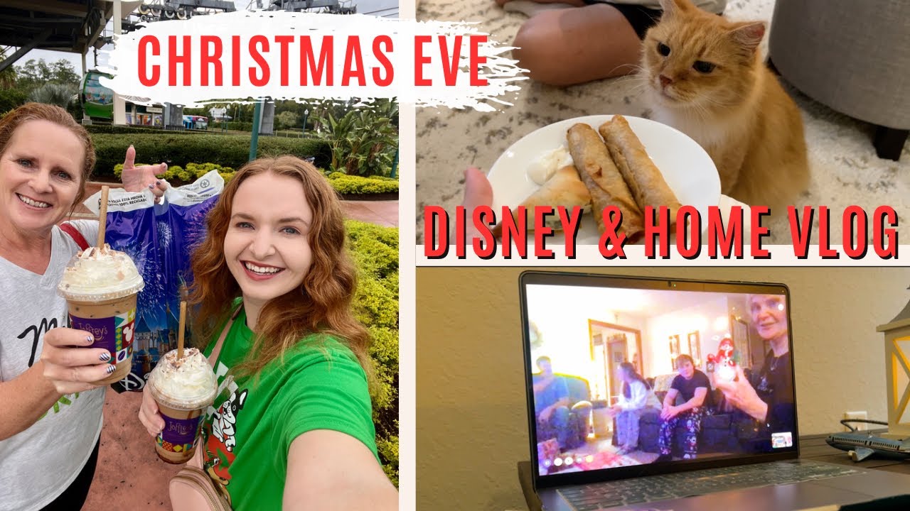 Disney World on Christmas Eve | Epcot Shopping Mission, Opening Gifts with the Family & DIY Crafting