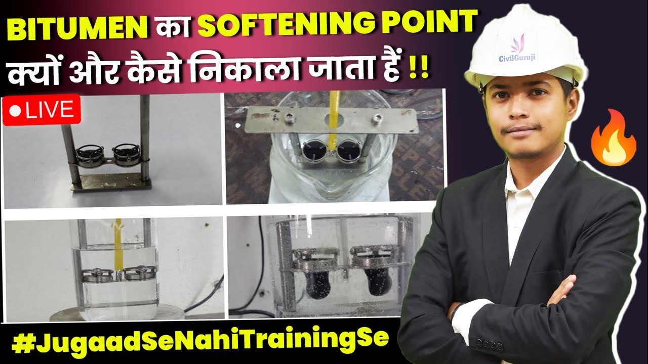How To Measure Softening Point of Bitumen | Find Softening point of Bitumen in Laboratory