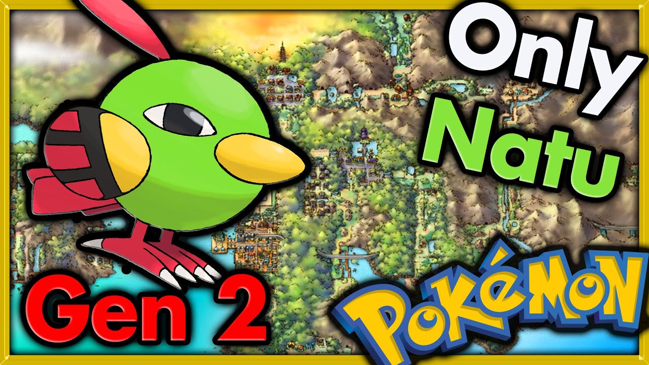 Can I Beat Pokemon Gold with ONLY Natu 🔴 Pokemon Challenges ► NO ITEMS IN BATTLE