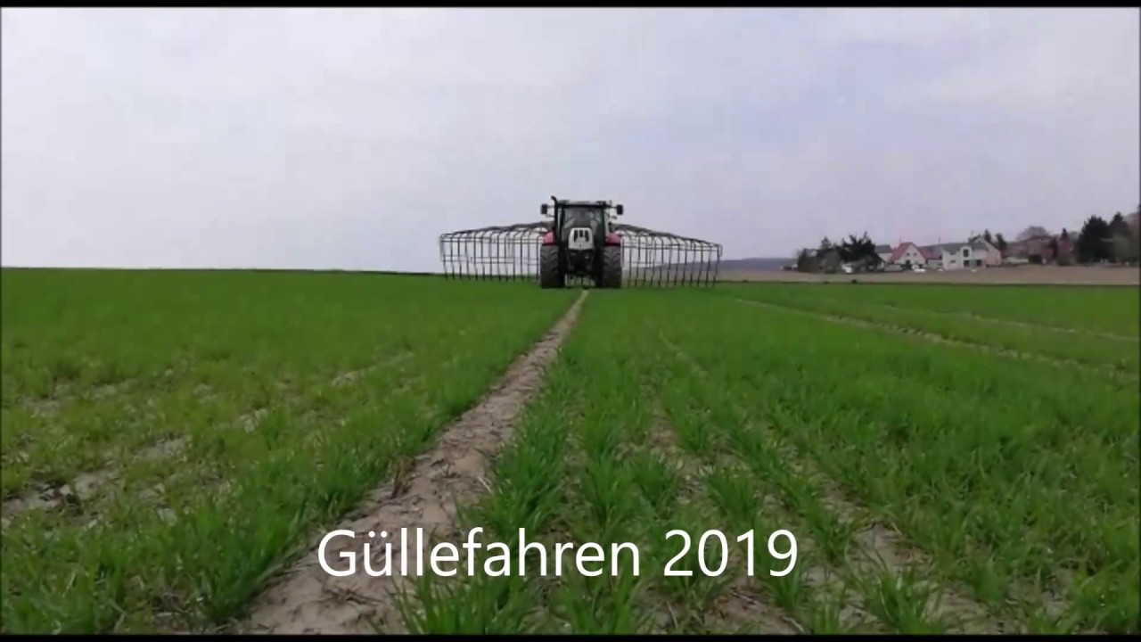 Güllefahren mit Steyr 6125 Profi + BSA Güllefass