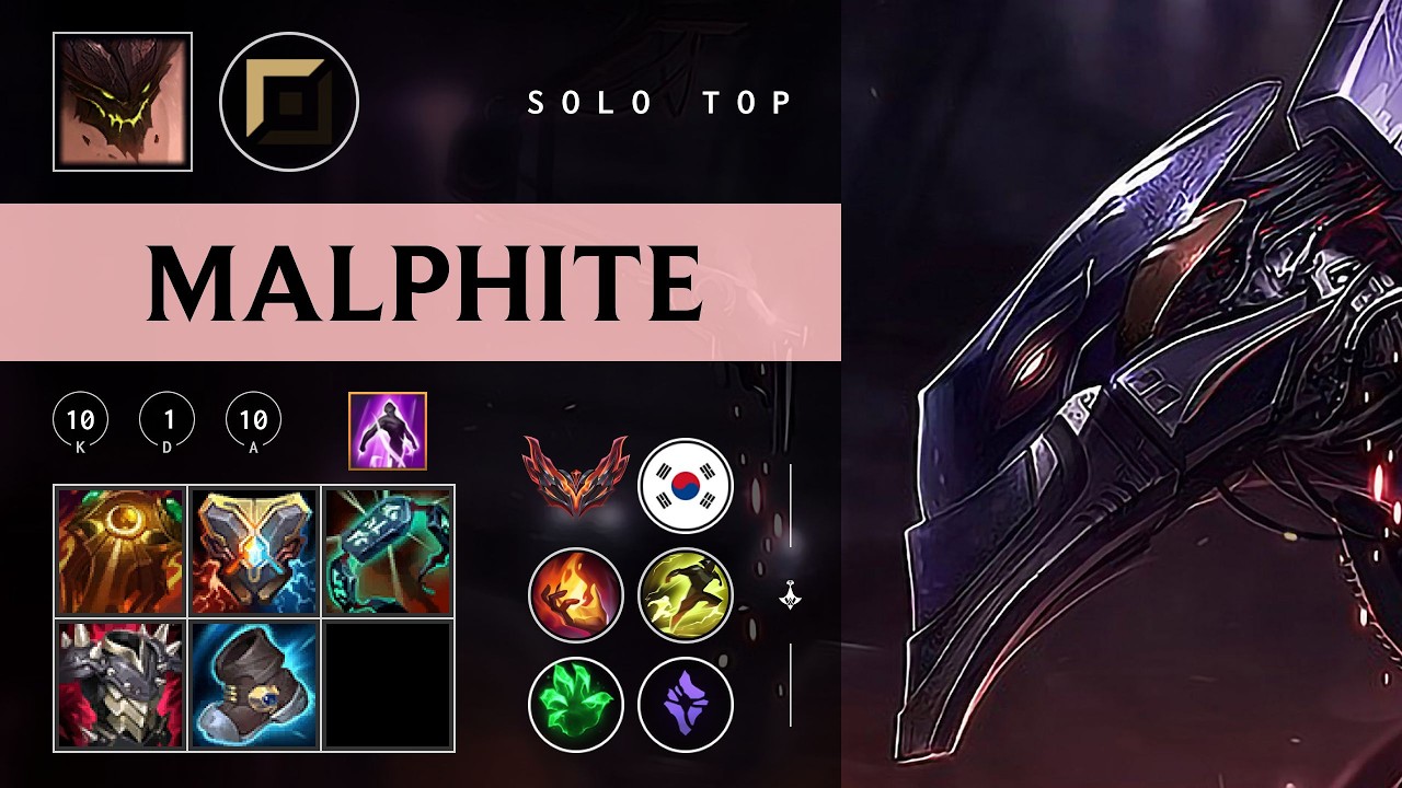 Malphite Top vs Rengar - KR Grandmaster Patch 26.04