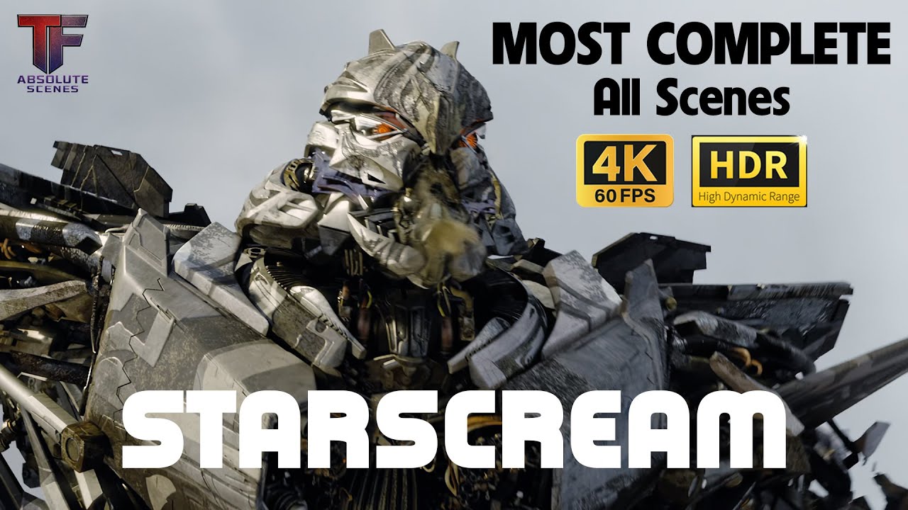 Starscream All Scenes 4K HDR 60fps - Bayverse Transformers | Scenes Pack | Full Scenes Collection