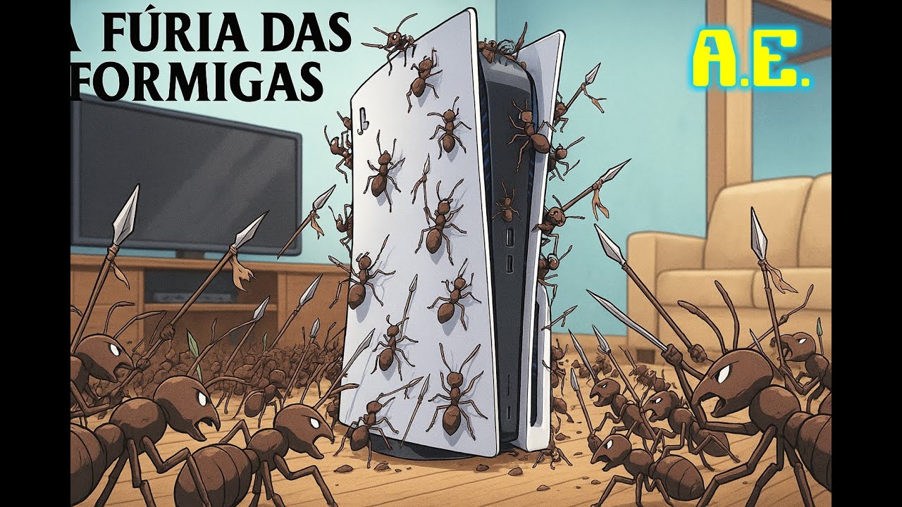 DIA A DIA DA OFICINA - PLAYSTATION 5 - TEM FORMIGAS EM CASA? ELA FARÁ ISSO COM SEU PS5!!