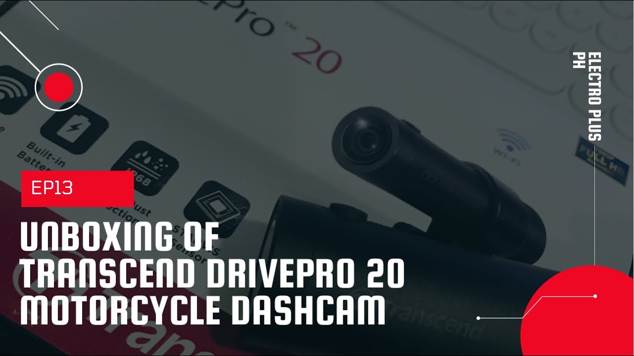 UNBOXING | All new Transcend DrivePro 20 Motorcycle Dashcam - Ideal for riders