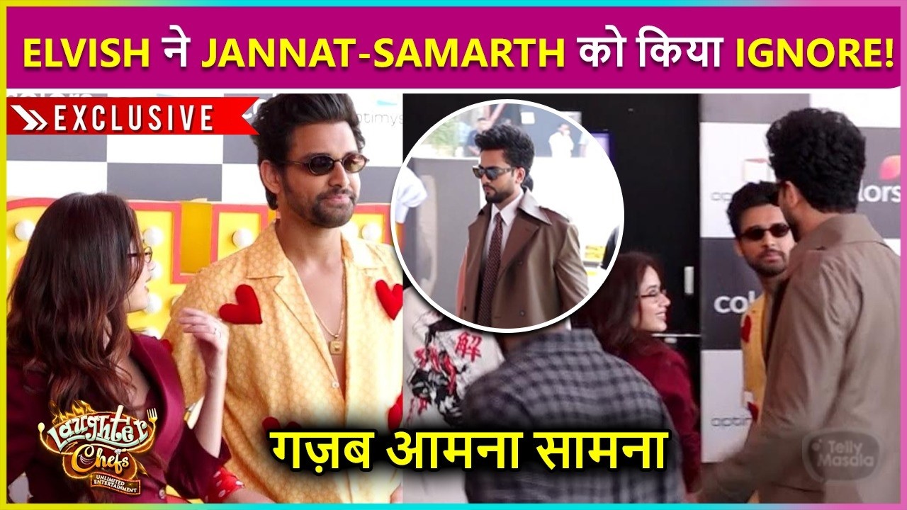 Elvish Yadav IGNORES Jannat & Samarth? | Laughter Chefs 3 Live Footage