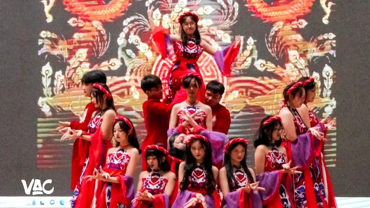 GIAO LƯU HỌC SINH NHẬT BẢN 2022-2023 | MÚA VĂN NGHỆ MASHUP TỰ TÂM_MỜI TRẦU_BÁNH TRÔI NƯỚC_SON | VAC
