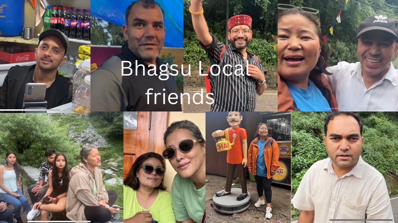 Friend from Pune #tsuklakhang #Mcloed #bhagsunag /local Indian friends#tibetanvlogger /hindi/tibetan
