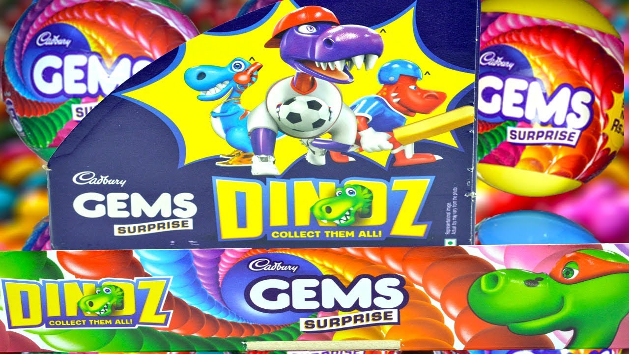 New Cadbury Gems Surprise Ball - Dinoz Toys!