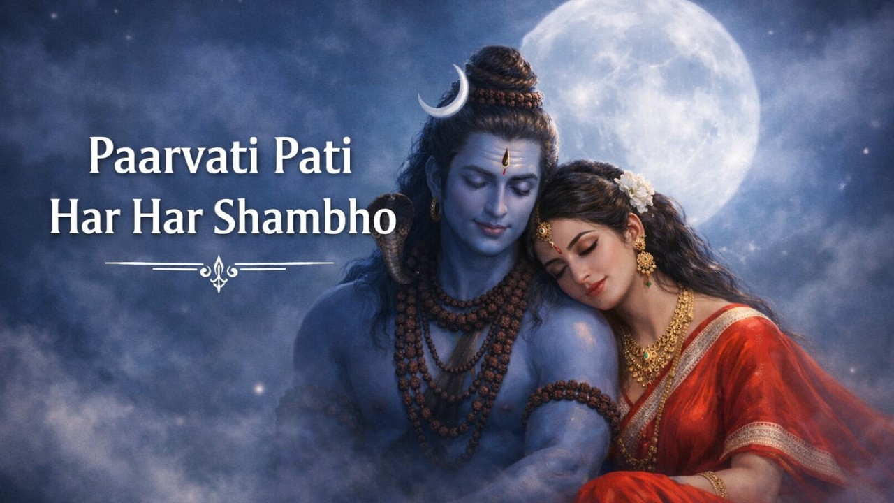 पार्वती पति हर हर शम्भो  Powerful Shiva Stuti  Remove Suffering & Grant Divine Protection