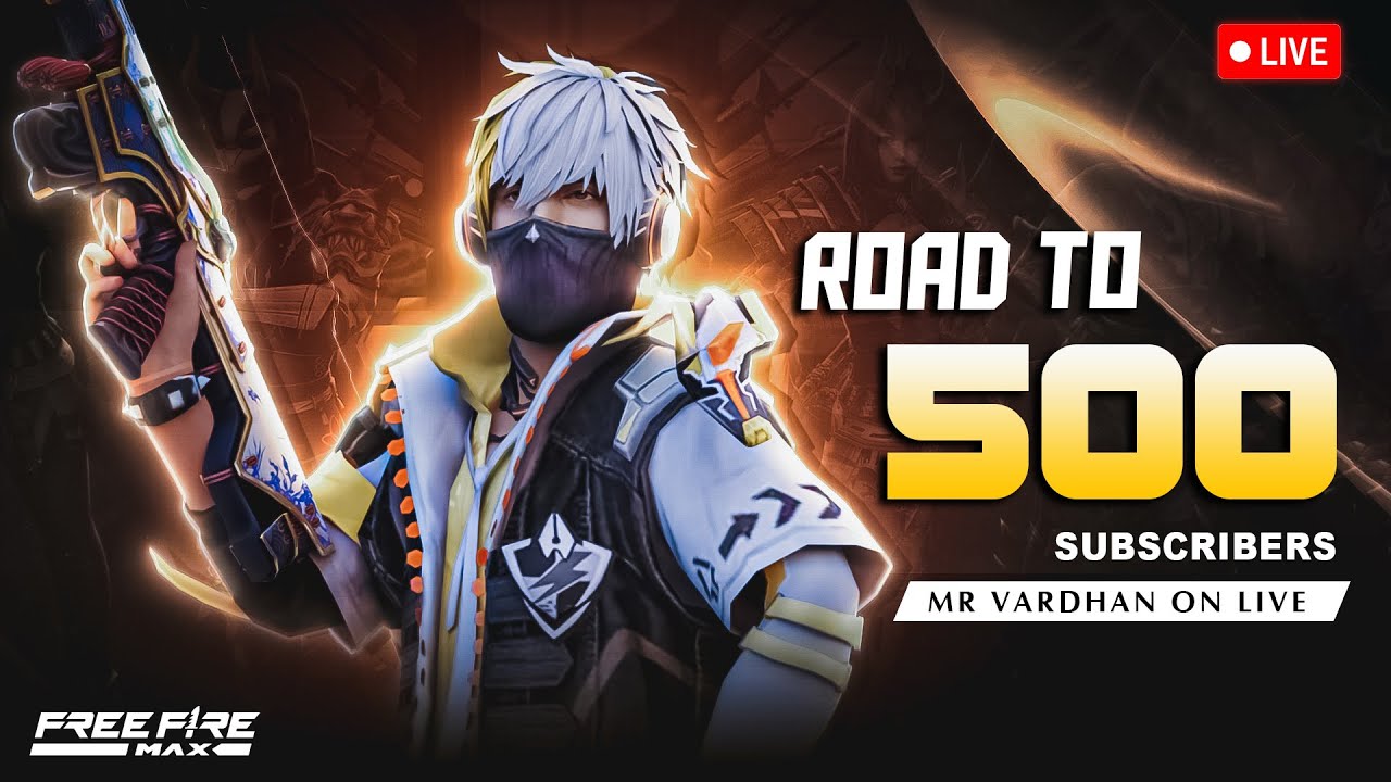 Free Fire MAX LIVE 🔴with Mr Vardhan – Intense Rank Push & Insane Clutch Plays! 🎮🔥