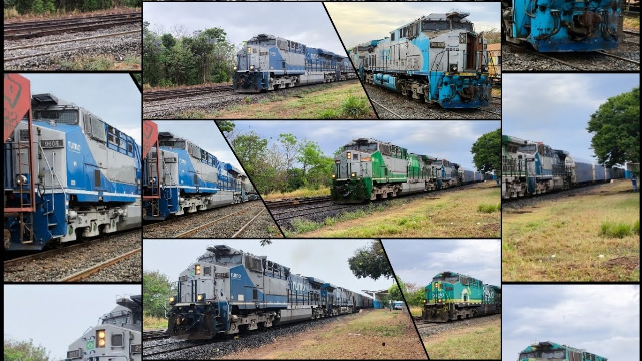 TRENS NA ESTAÇÃO DE SANTA FÉ DO SUL (PARTE 1)