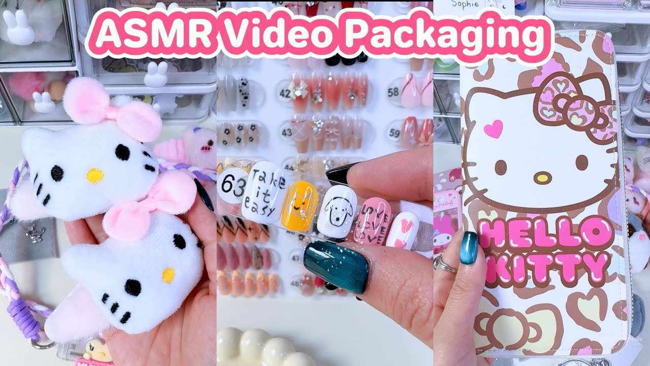 ASMR packaging Sophie P’s two orders
