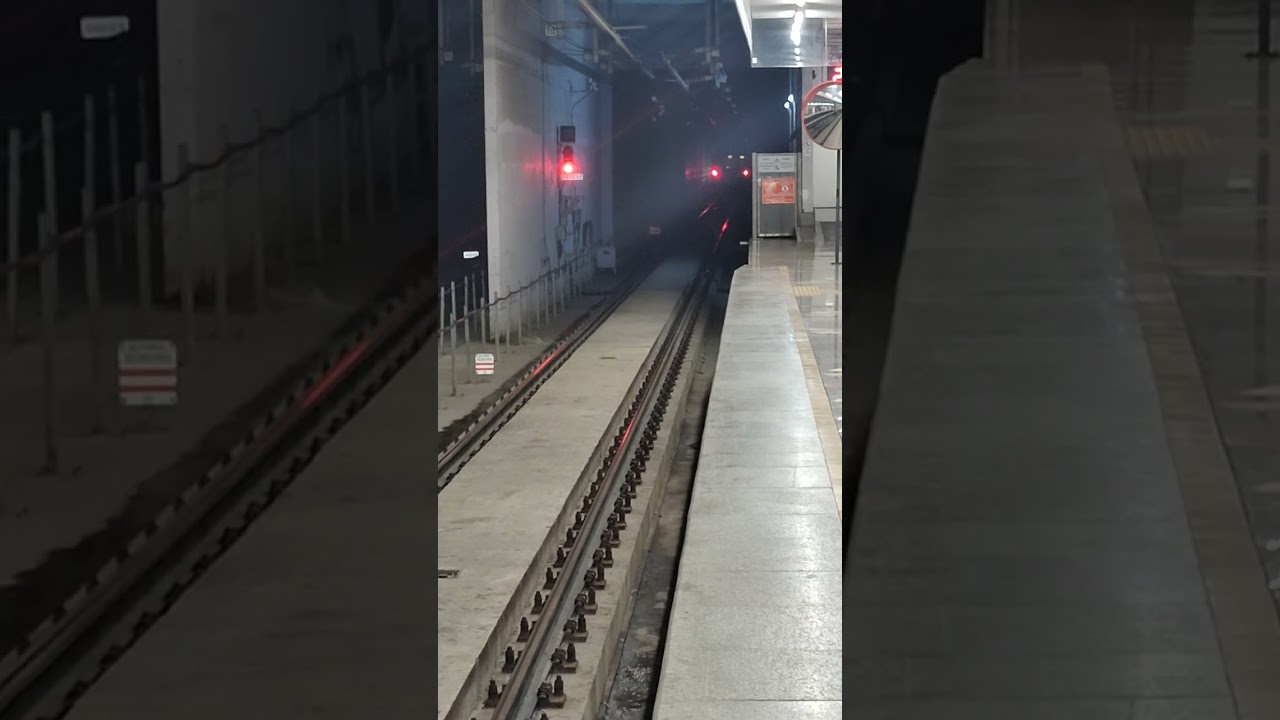 Interchanging Of Metro From Platform No. 2 to 1, To Go Back To Dwarka Metro Station...