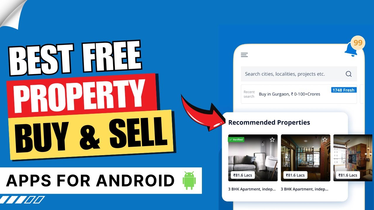 5 Best Free Property Buy, Rent & Sell Apps For Android ✅