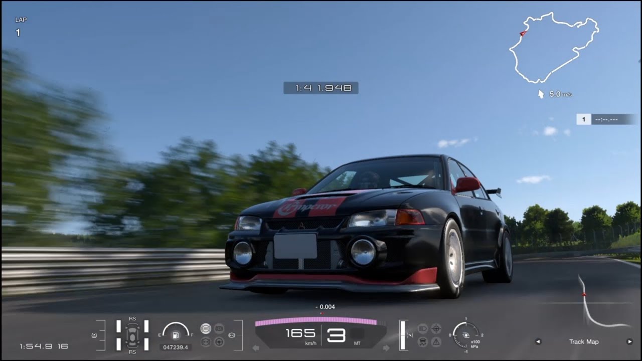 6.40 with evoIV! Amazing laptime on N&uuml;rburgring!