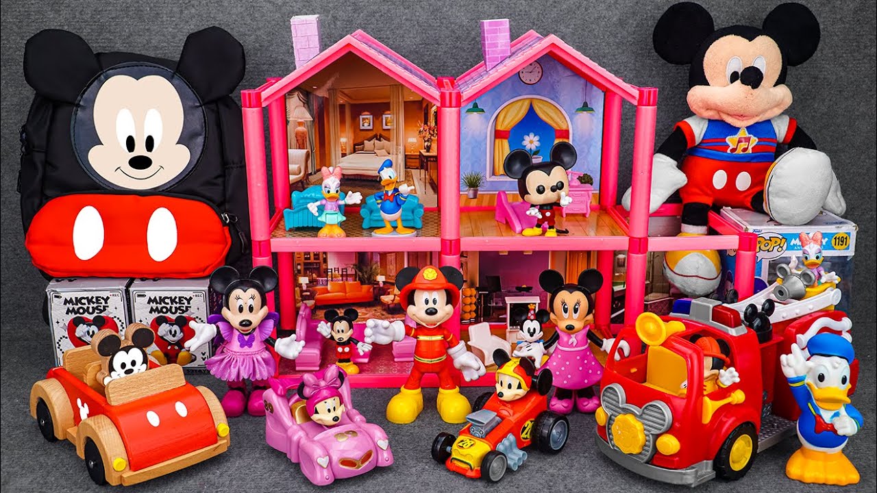 Satisfying with Unboxing Disney Junior Mickey Mouse Fire Truck Playset | Review Toys ASMR