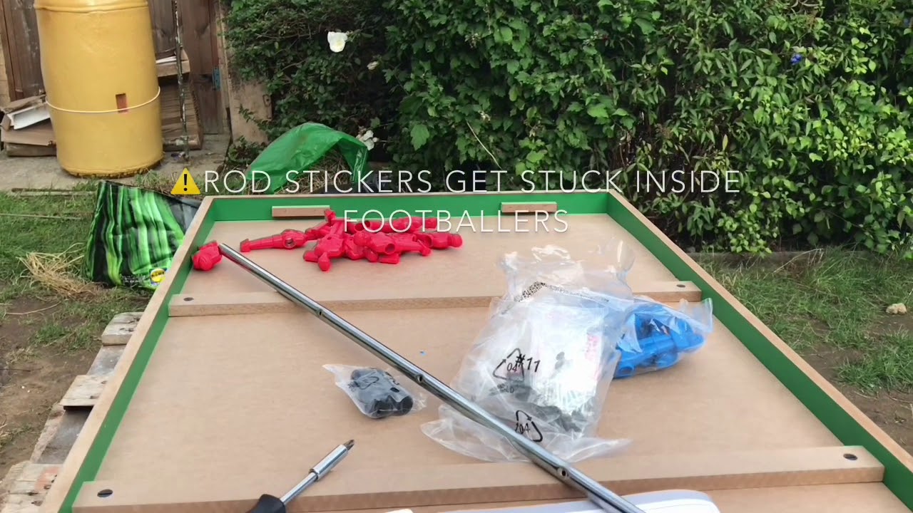 Lidl Playtive 16 In 1 Multi Games Table Assembly instructions. Snooker,Ping Pong,Foosball,Basketball