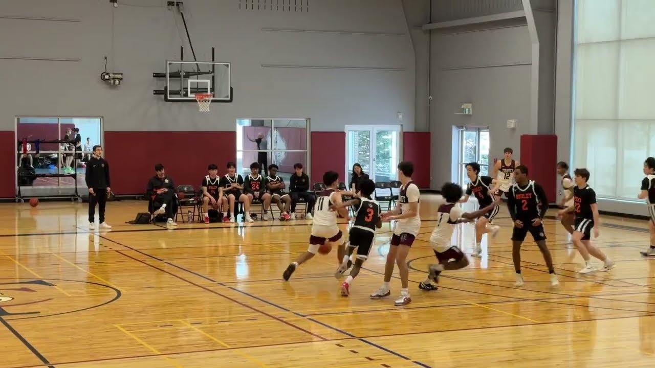 Ty Koyama-Asada of Trinity College School vs Ridley College in CISSA Championship Win 20260225