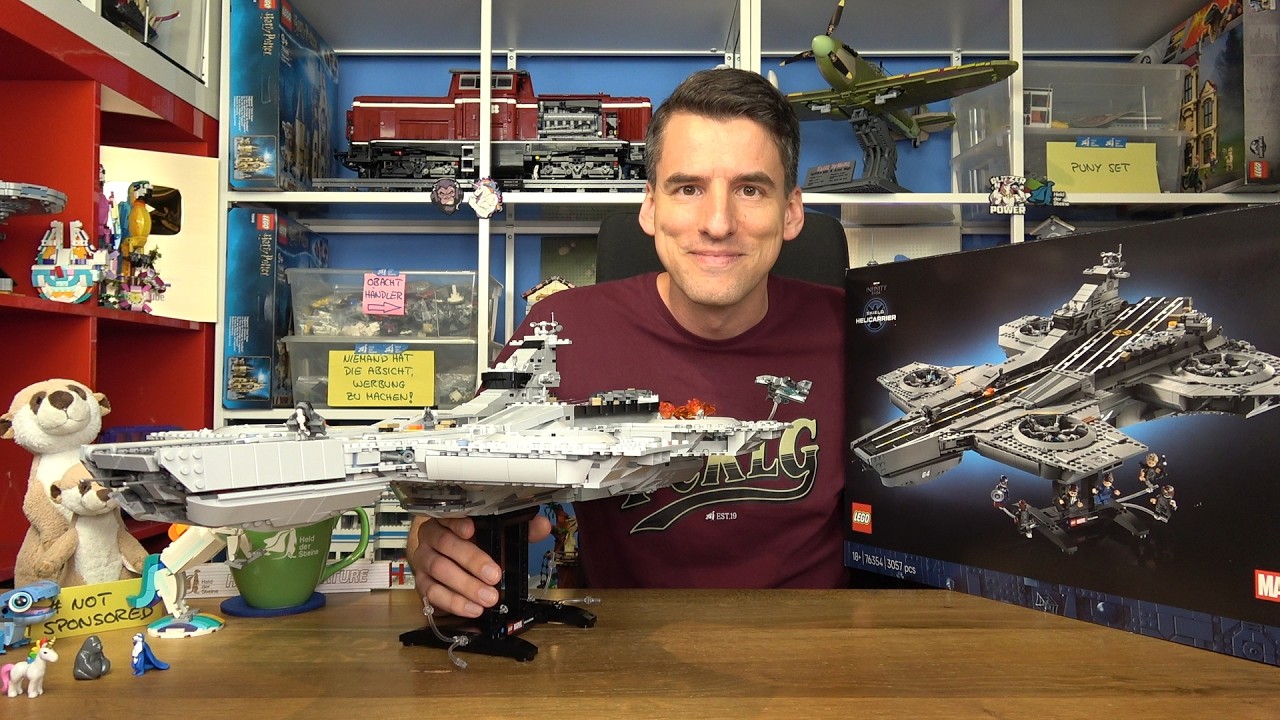 Erschreckend schlecht f&uuml;r Sammler, viel zu teuer als Spielzeug! LEGO&reg; Marvel 76354 Helicarrier