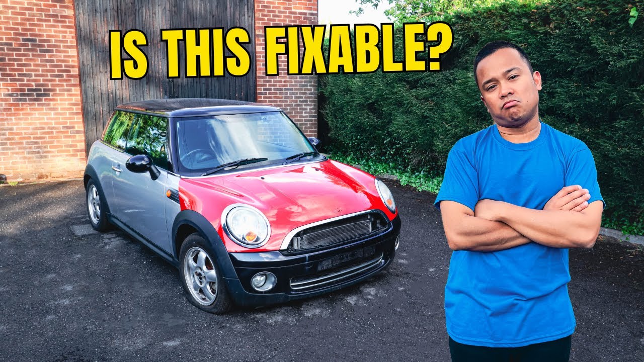 Rebuilding a CHEAP Crashed Mini Cooper - Engine Management Light Issue