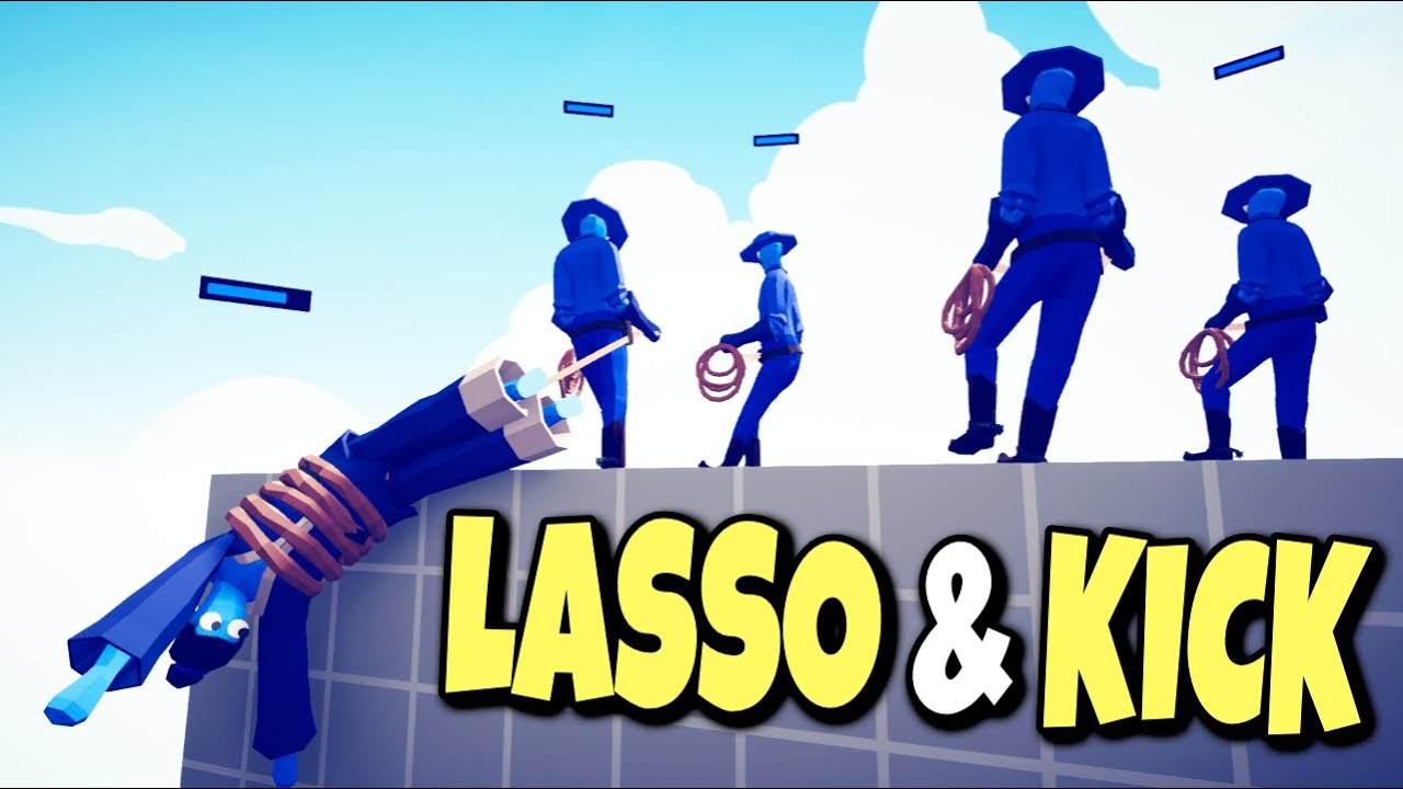 Lasso & Kick🦶 Taekwondo and Lasso vs Every Faction - Totally Accurate Battle Simulator TABS