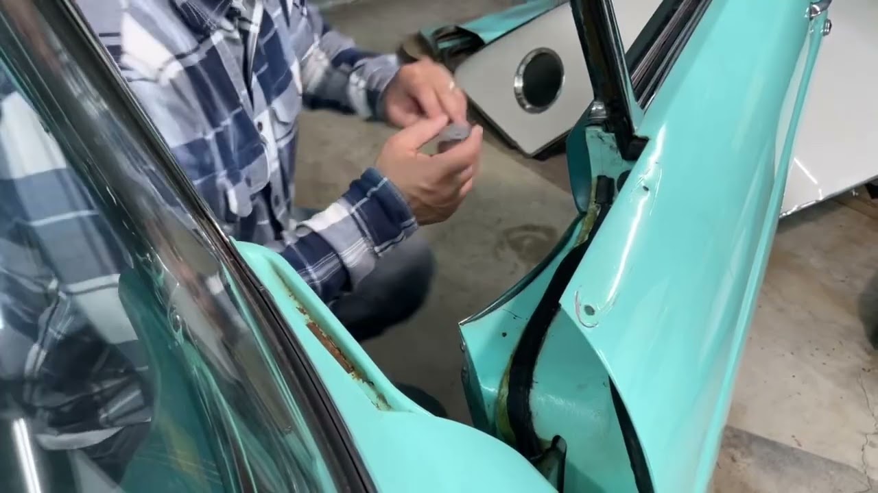 1955 Ford Thunderbird outside mirror replacement 