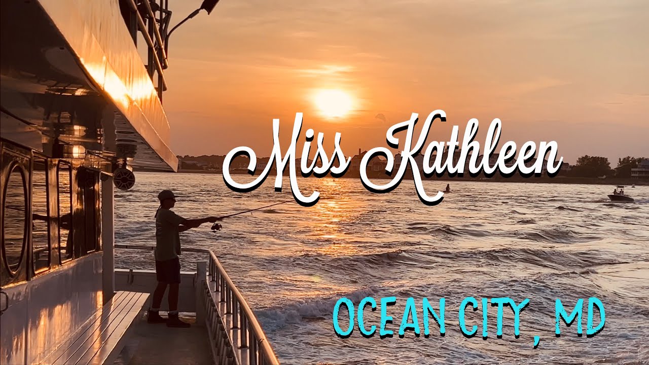 Taking the Miss Kathleen evening cruise in Ocean City, MD