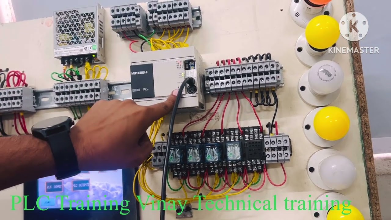PLC Training 01 :Learn wiring and programming  # Class 01 जीरो लेवल से plc सीख # Mitsubishi FX 3S 